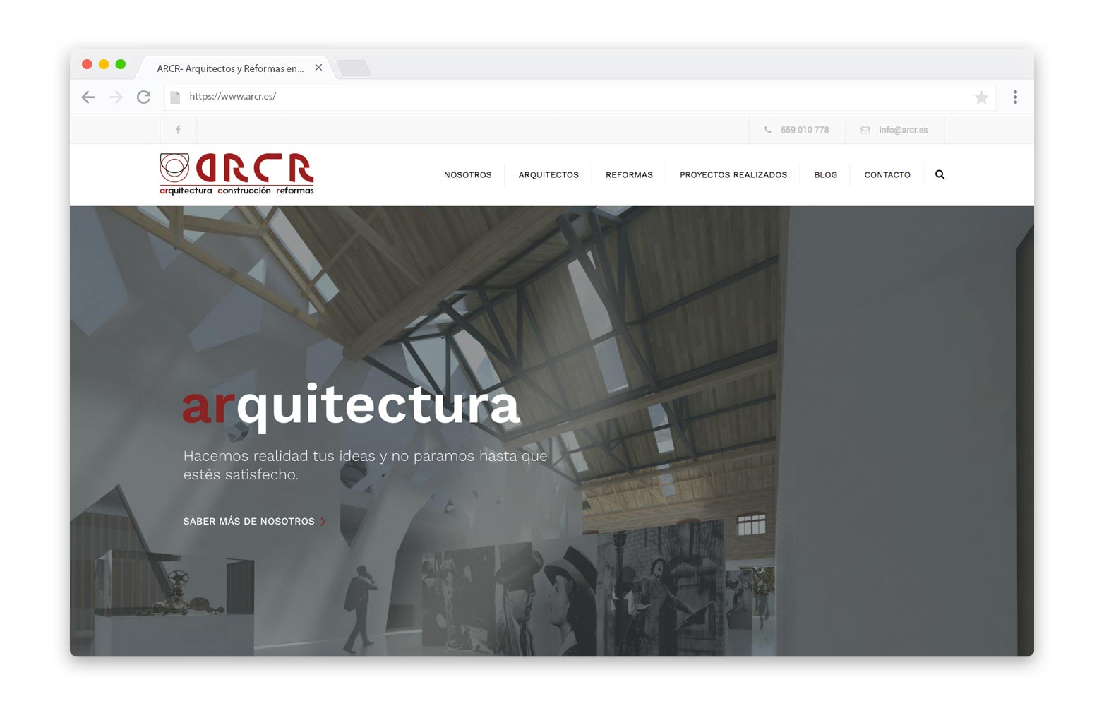 ARCR - Diseño Web - alQuimia Publicidad - Valladolid