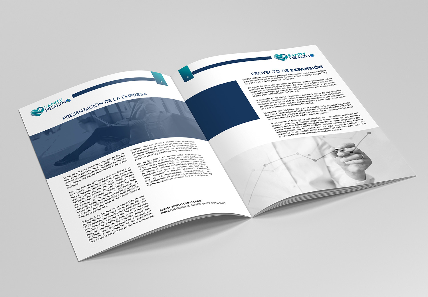 Sanity Health - Diseño Gráfico - alQuimia Publicidad - Valladolid