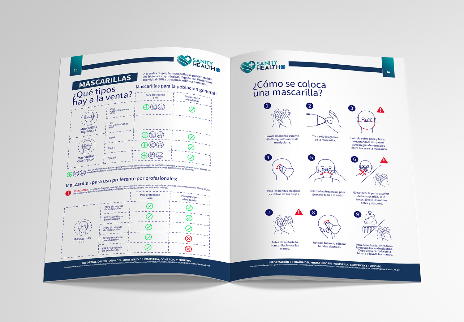 Sanity Health - Diseño Gráfico - alQuimia Publicidad - Valladolid