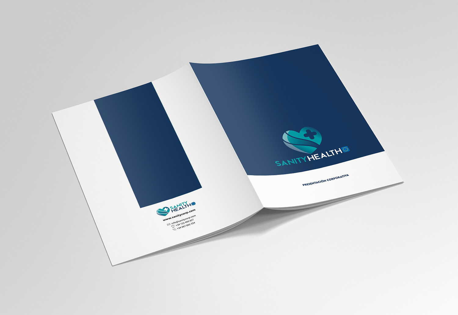 Sanity Health - Diseño Gráfico - alQuimia Publicidad - Valladolid